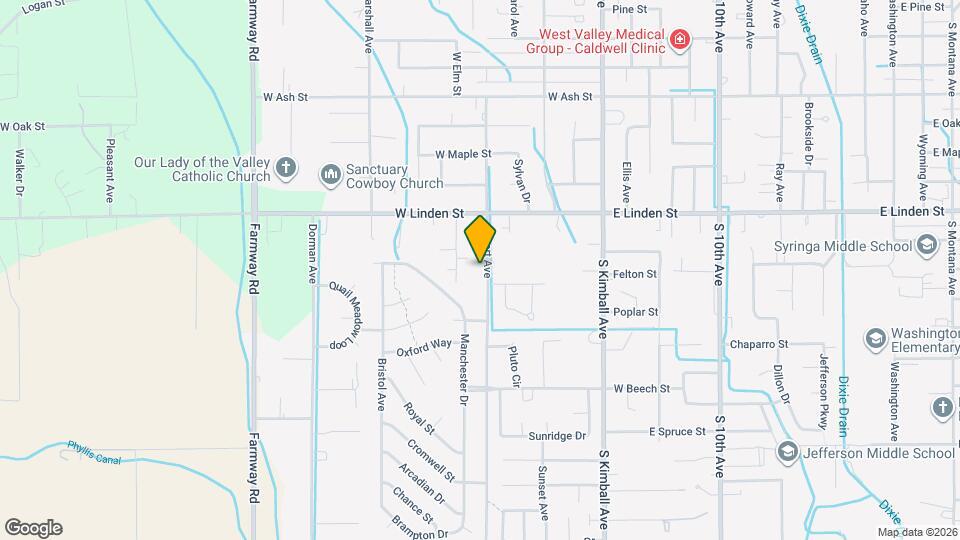 2616 Airport Ave Map and Location Details