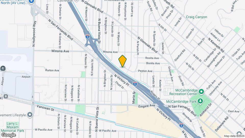 2316 Peyton Ave Map and Location Details