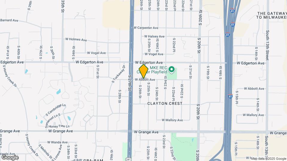 2525 W Abbott Ave Map and Location Details