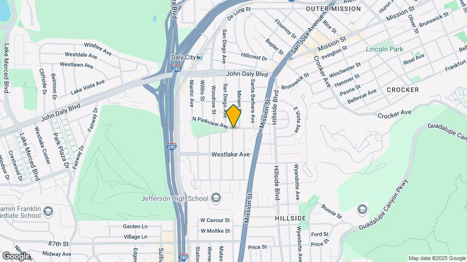 501 San Diego Ave Mapa y Detalles de la Ubicación