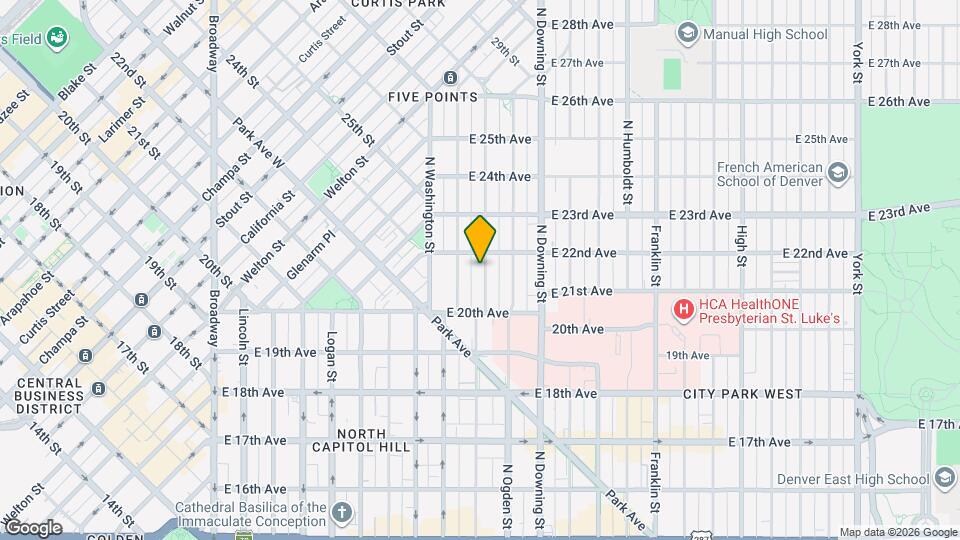 2073 Emerson St Map and Location Details