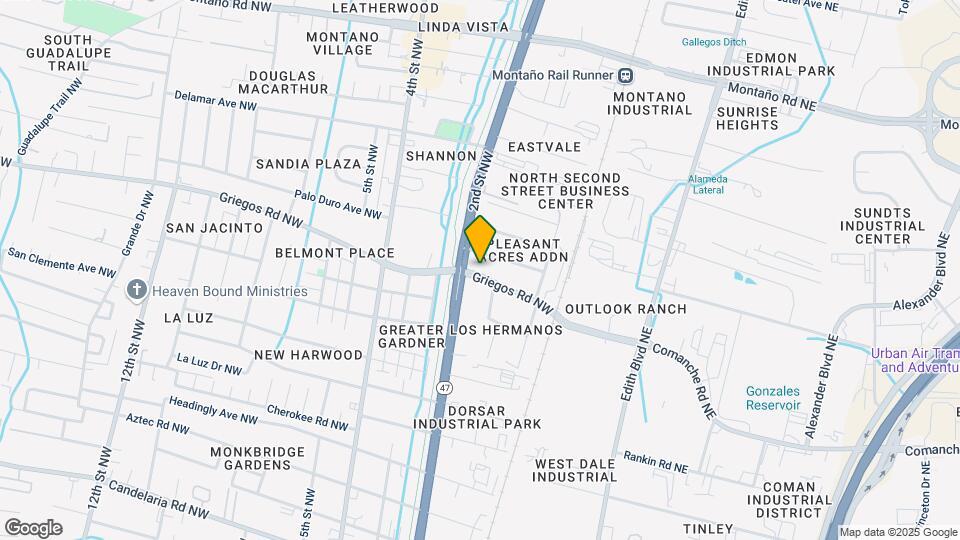 161 Griegos Rd NW Map and Location Details