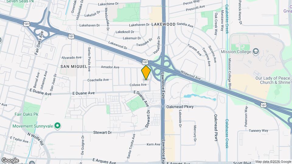 706 San Tomas St Map and Location Details