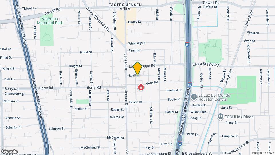 2900 Luell St Map and Location Details