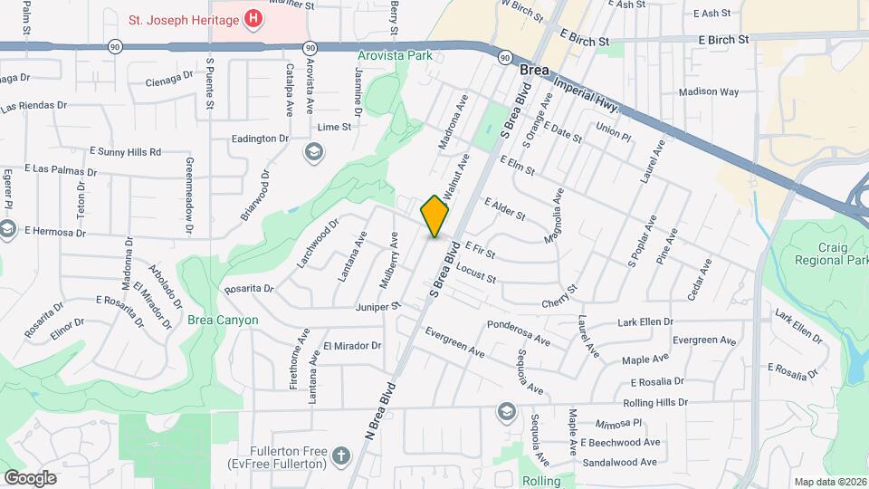 716 S Walnut Ave Mapa y Detalles de la Ubicación