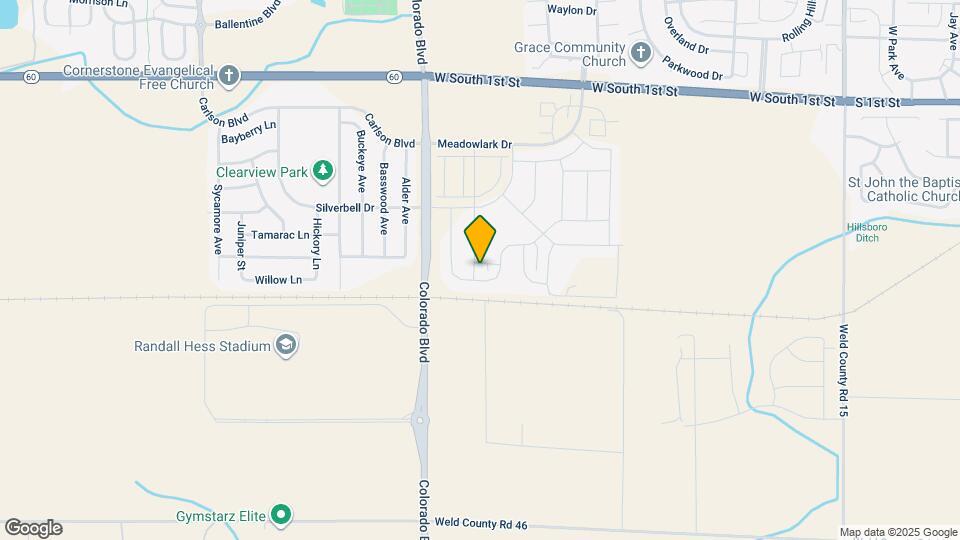 439 Bluebird Rd Mapa y Detalles de la Ubicación