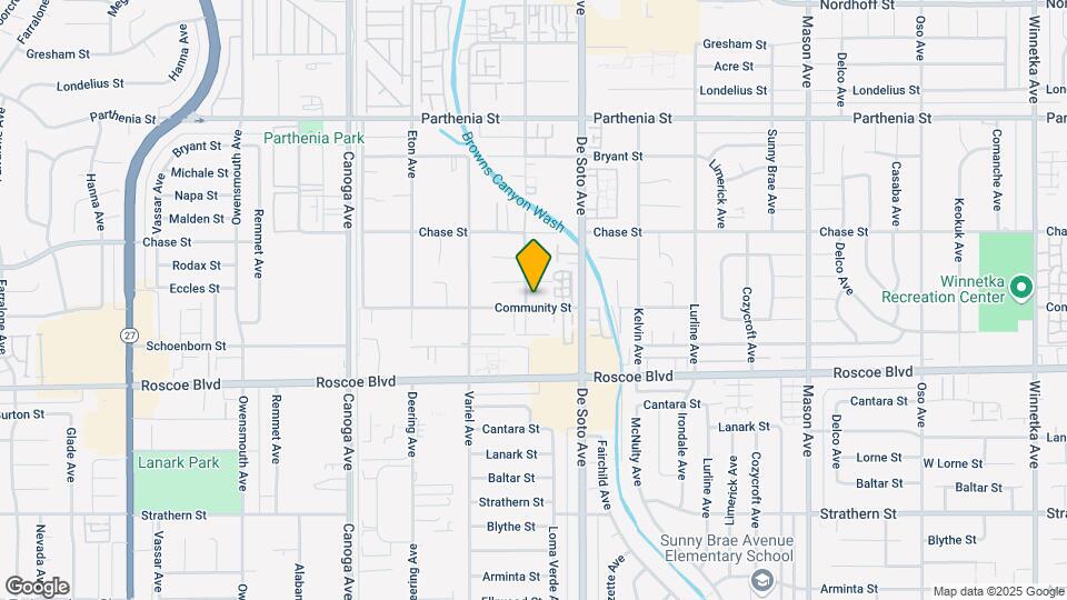 20957 Community St Map and Location Details