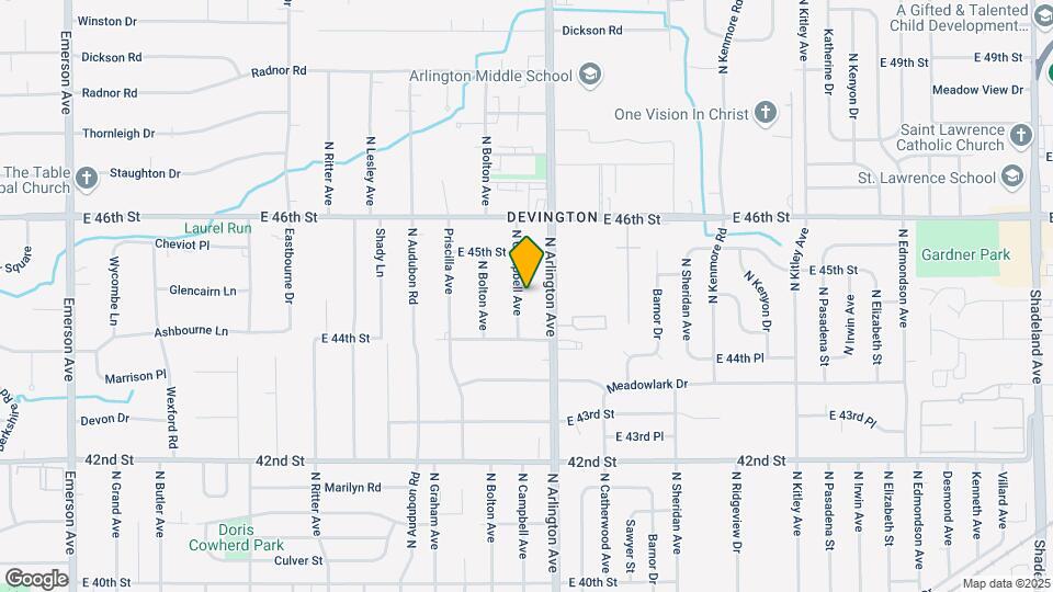 4439 Campbell Ave Map and Location Details