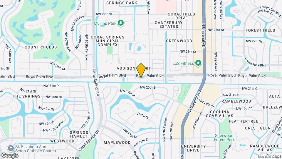 9986 Royal Palm Blvd Map and Location Details