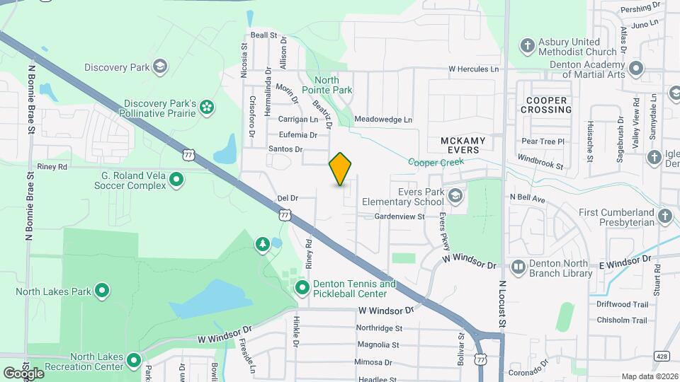 3317 Gardenview Cir Map and Location Details