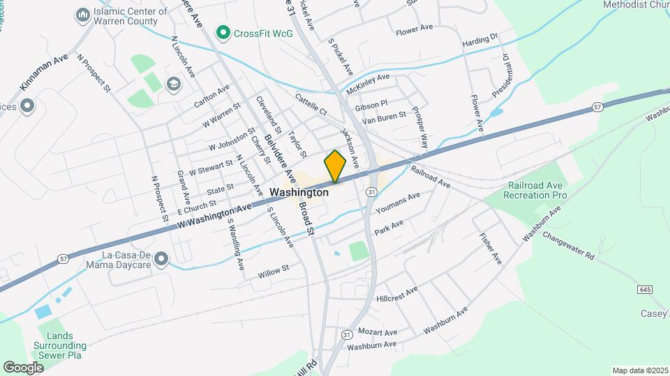 101 E Washington Ave Map and Location Details