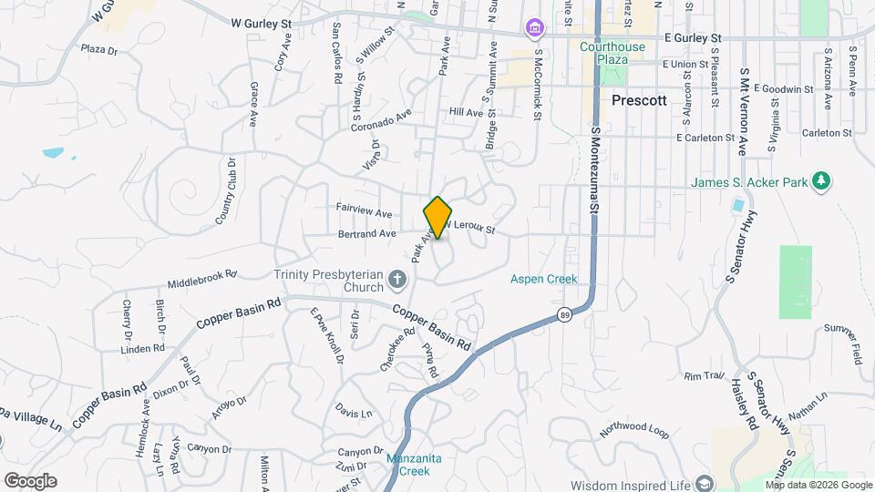 515 Sierra Prieta Dr Map and Location Details