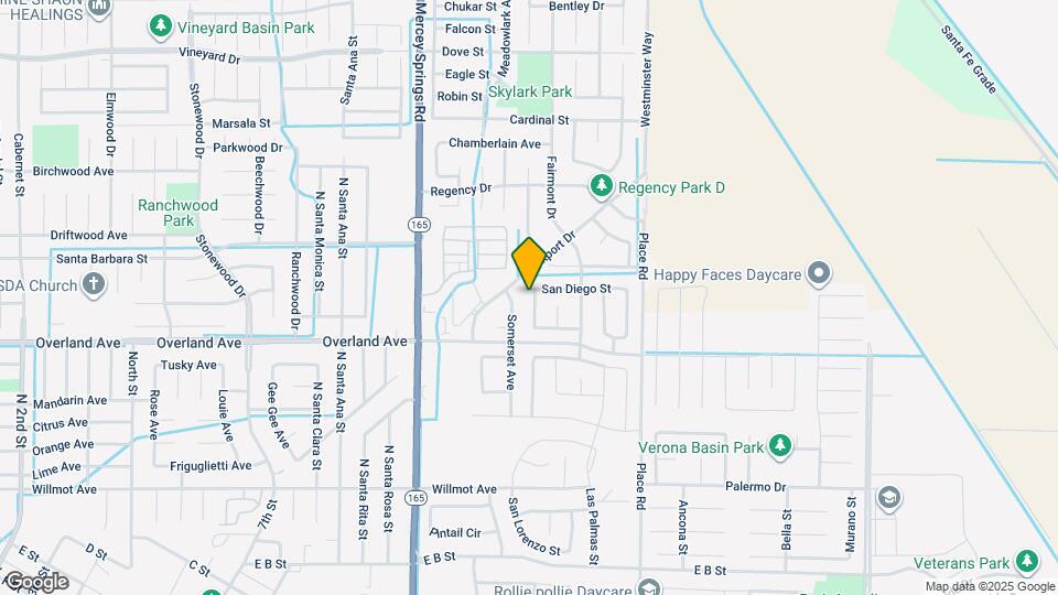 425 San Fernando St Map and Location Details