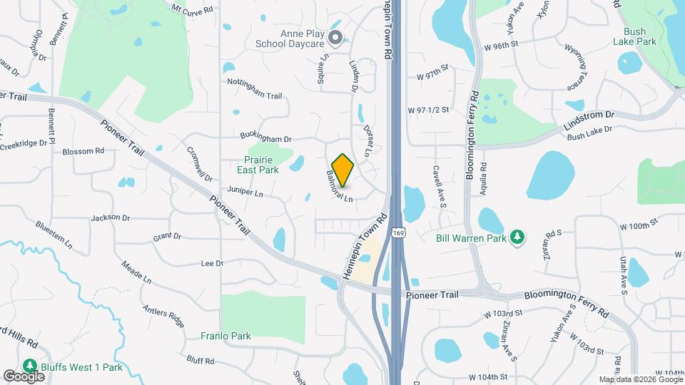 9933 Balmoral Ln Map and Location Details