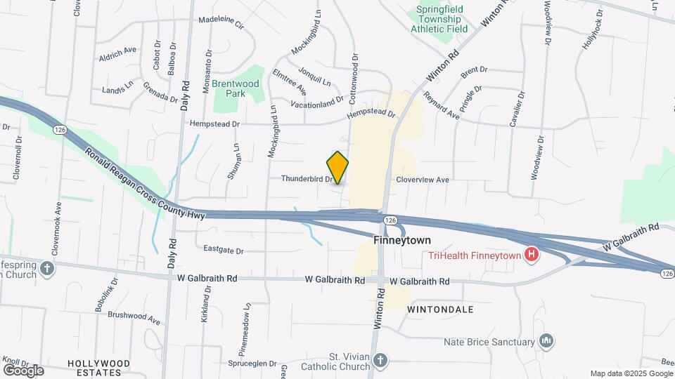 8413 Cottonwood Dr Map and Location Details