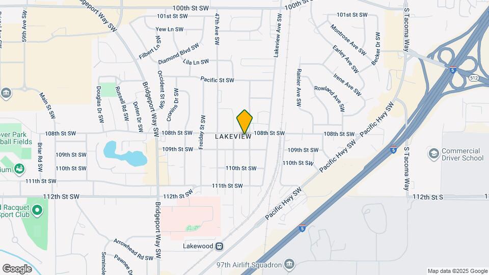 4504 108th St SW, Unit #1 Map and Location Details