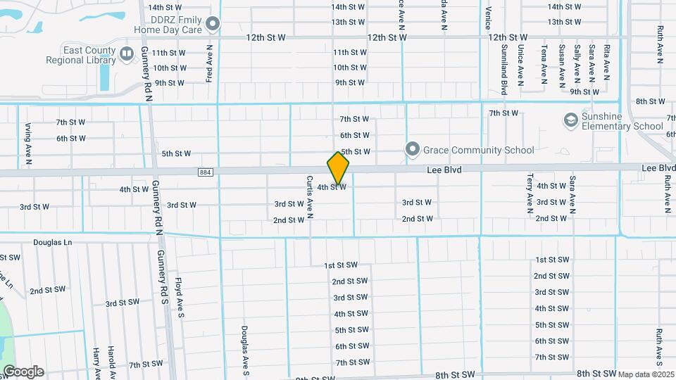4007 4th St W Map and Location Details
