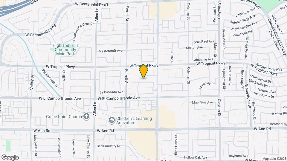 3018 Anchorman Way Map and Location Details