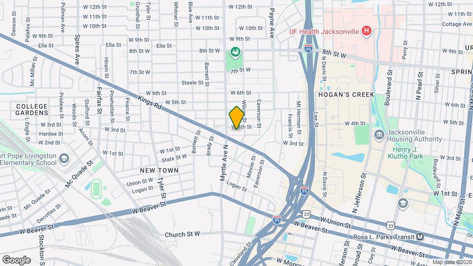 1227 W 3rd St Map and Location Details