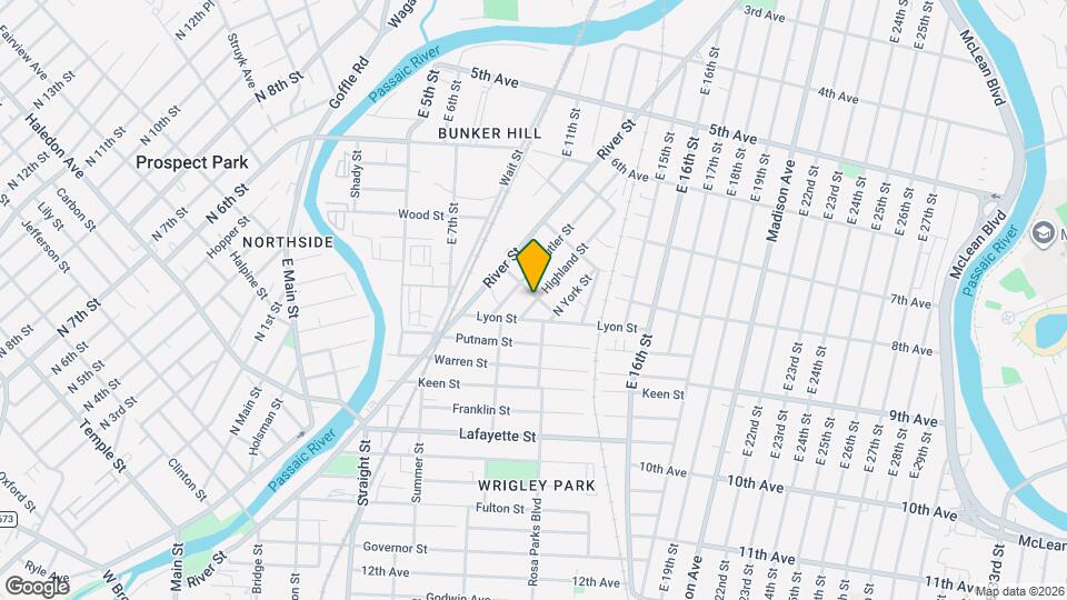124 Highland St, Unit 2 Mapa y Detalles de la Ubicación