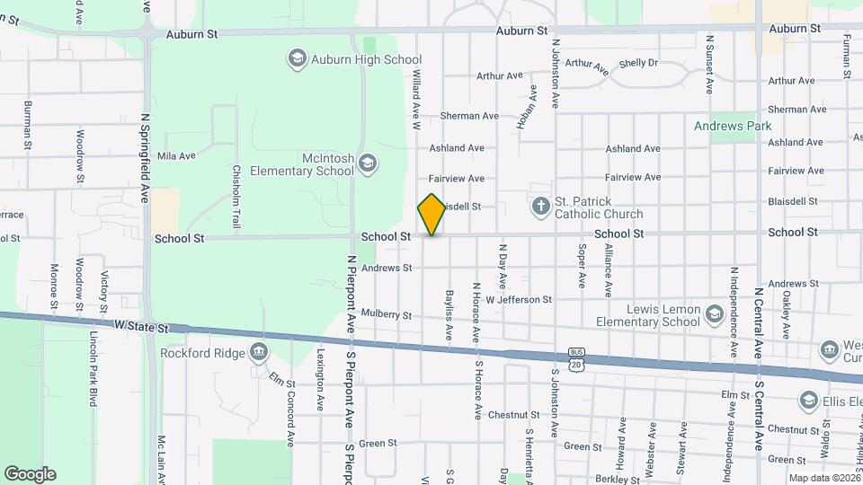 2916 School St Map and Location Details