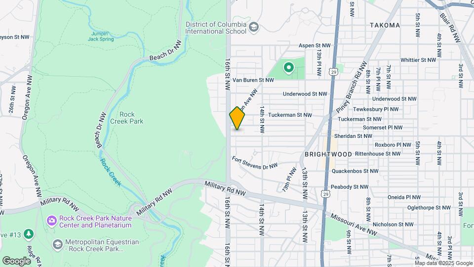 1451 Sheridan St NW Map and Location Details