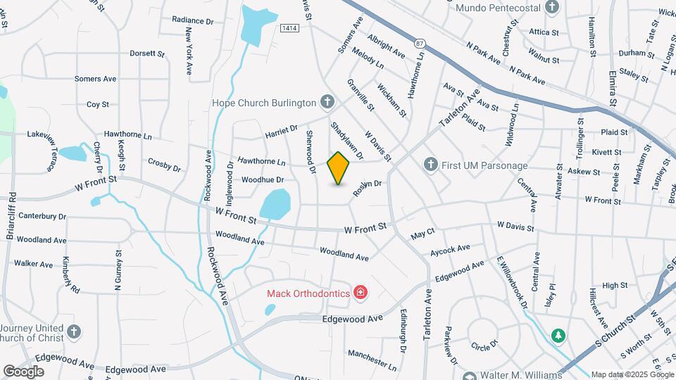 1700 Roslyn Dr Map and Location Details
