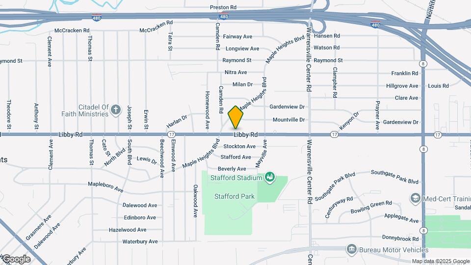 19501 Libby Rd Map and Location Details