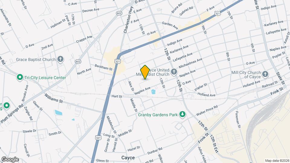 634 M Ave Map and Location Details