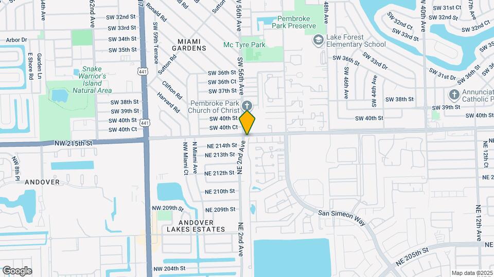 21460 NE 2nd Ct Map and Location Details