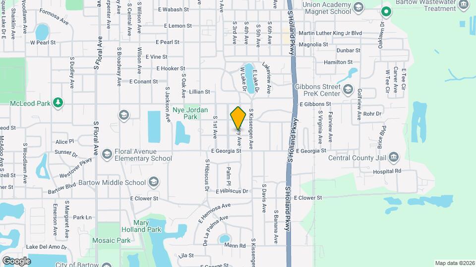 1285 S Lightsey Ave Map and Location Details