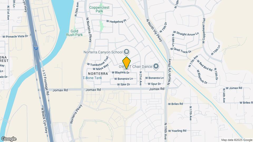 2216 W Blaylock Dr Map and Location Details