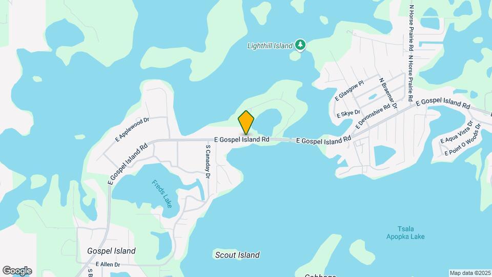 8035 E Gospel Island Rd Map and Location Details