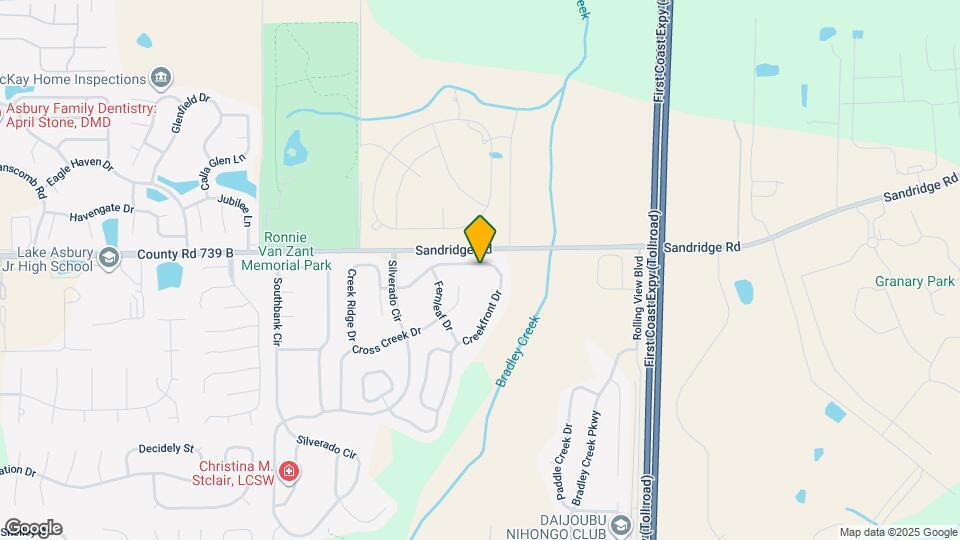 2398 Creekfront Dr Map and Location Details