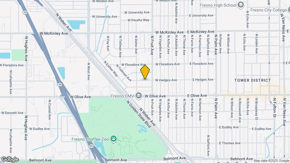 545 W Hedges Ave, Unit 545 Mapa y Detalles de la Ubicación