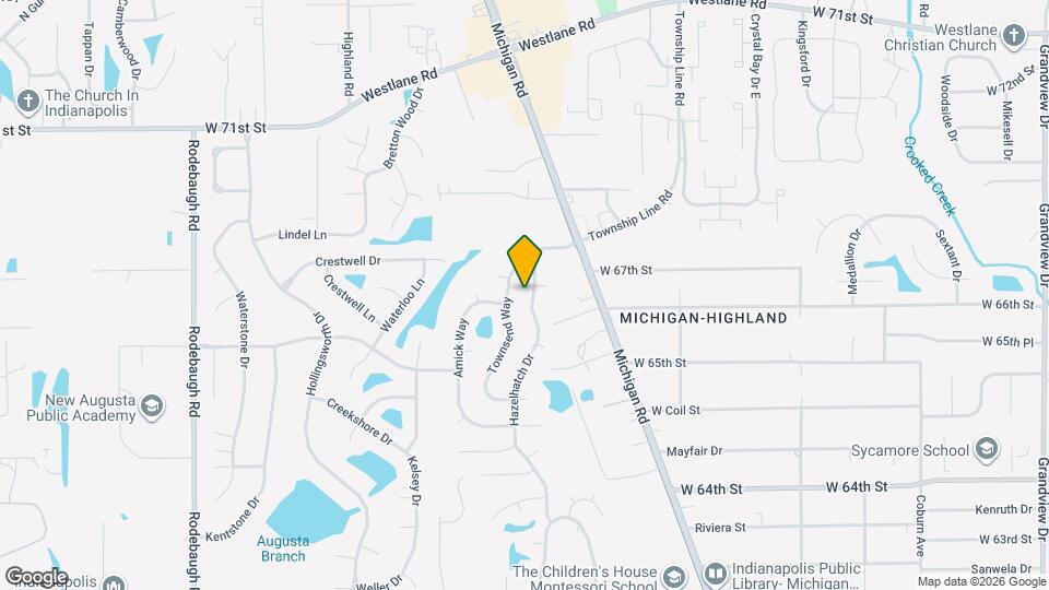 6654 Hazelhatch Dr Map and Location Details