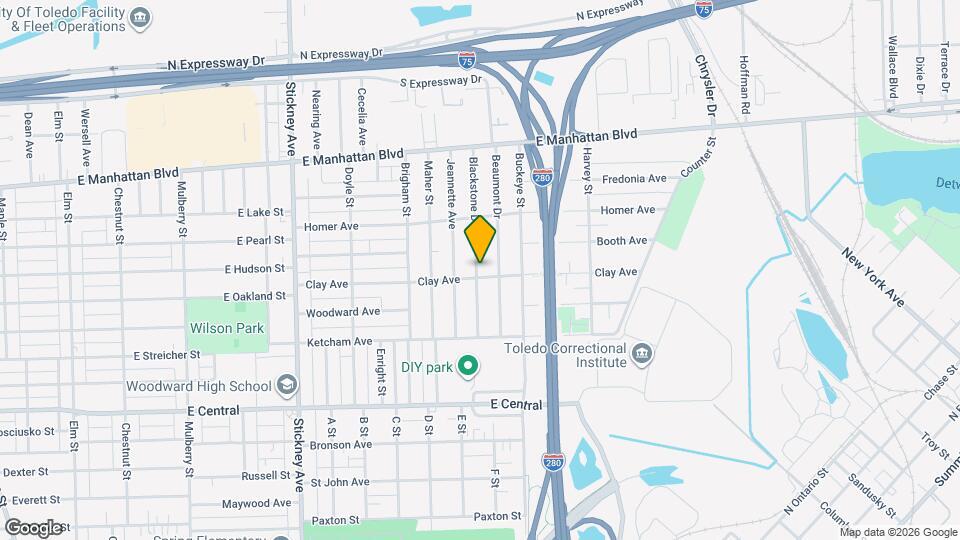 3308 Blackstone Dr Map and Location Details