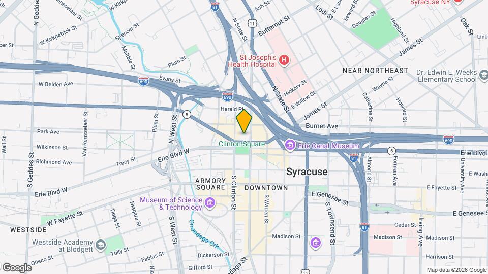 The Post Map and Location Details