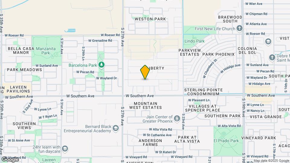 2539 W Hidalgo Ave Mapa y Detalles de la Ubicación