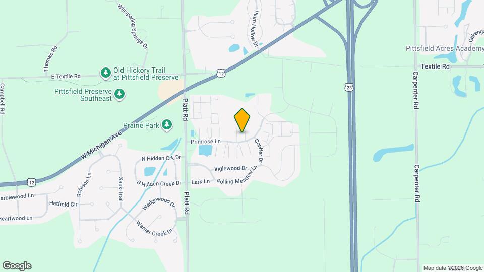 3217 Primrose Ln Map and Location Details