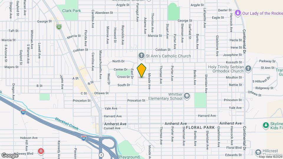 2406 Moulton St Map and Location Details