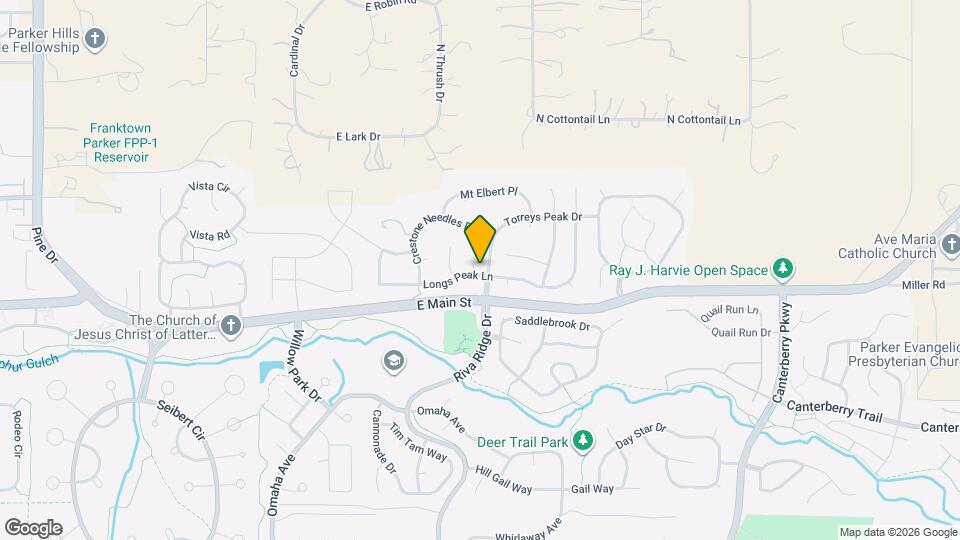 10550 Mount Columbia Pl Mapa y Detalles de la Ubicación