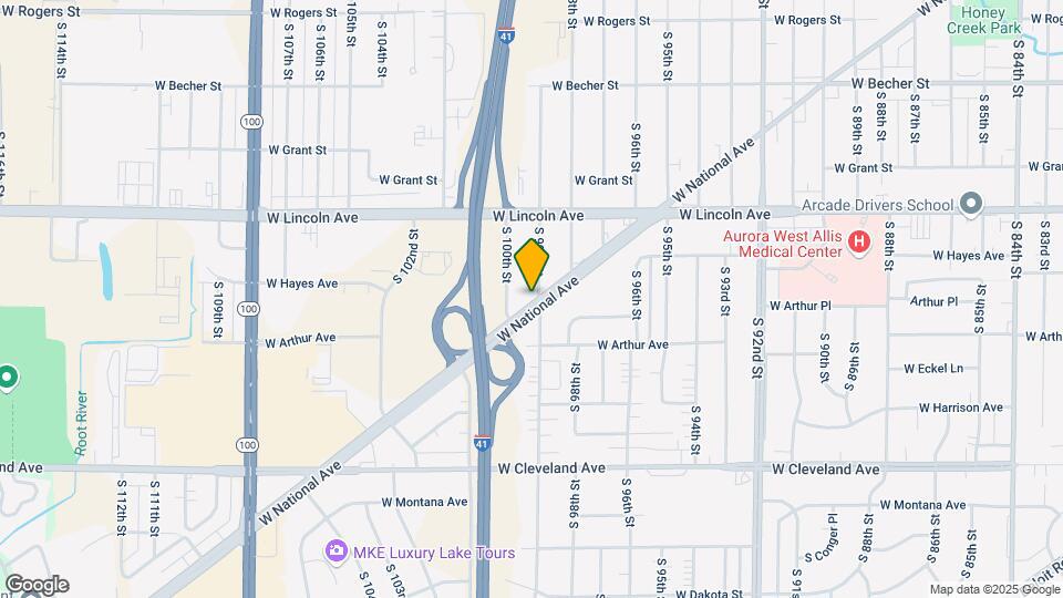 9902 W National Ave Map and Location Details