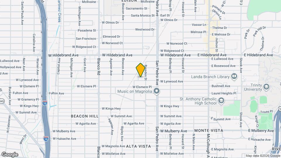 519 W Lynwood Ave Mapa y Detalles de la Ubicación