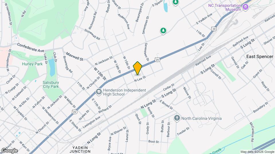 1612 N Lee St Map and Location Details