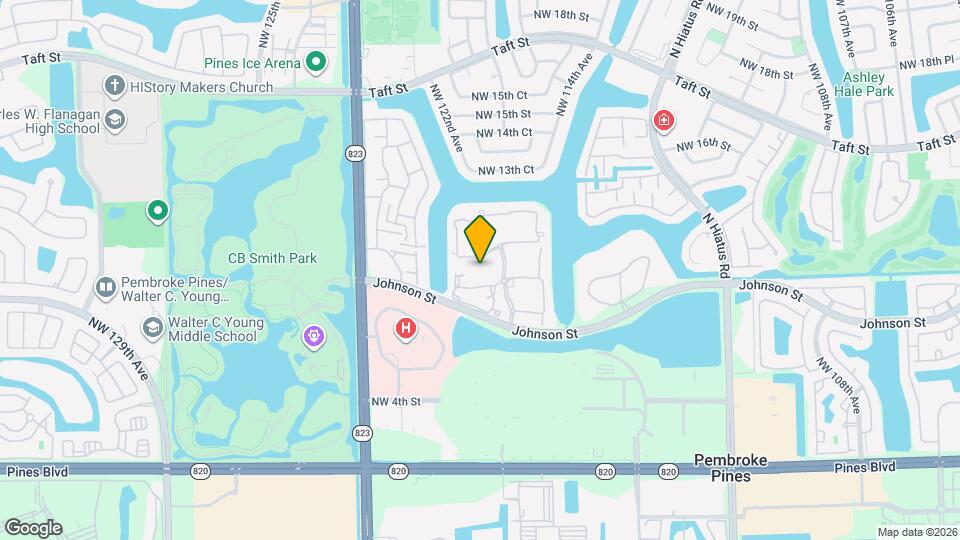 11938 NW 12th St Map and Location Details