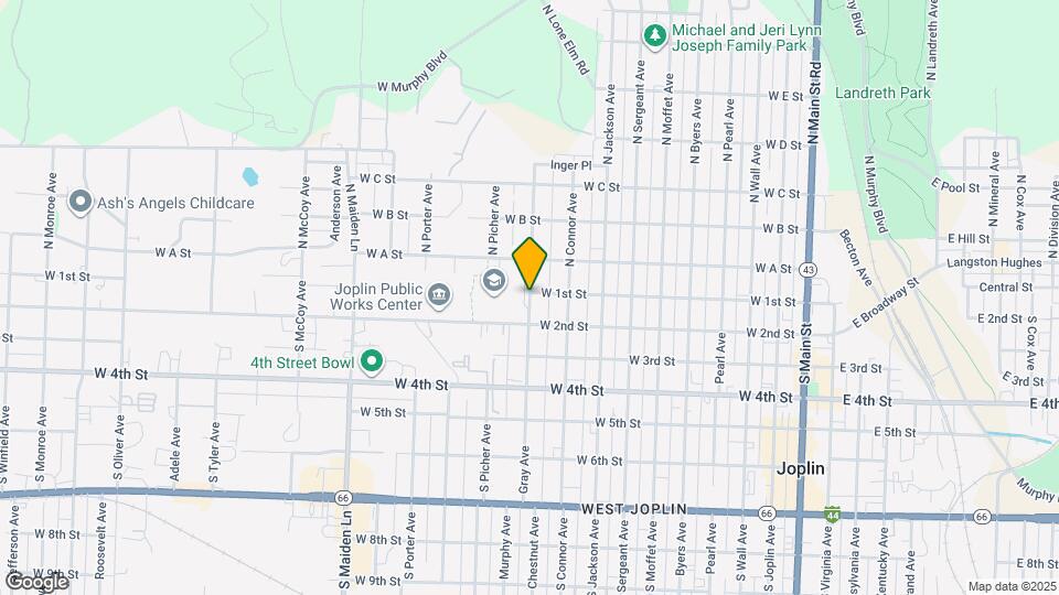 101 S Gray Ave, Unit 101 South Gray Joplin Map and Location Details