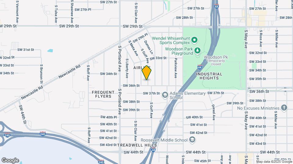 3617 S Goff Ave Map and Location Details