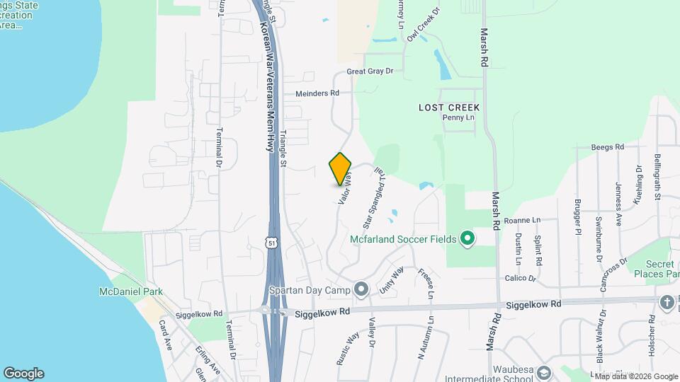 4630 Valor Way Map and Location Details