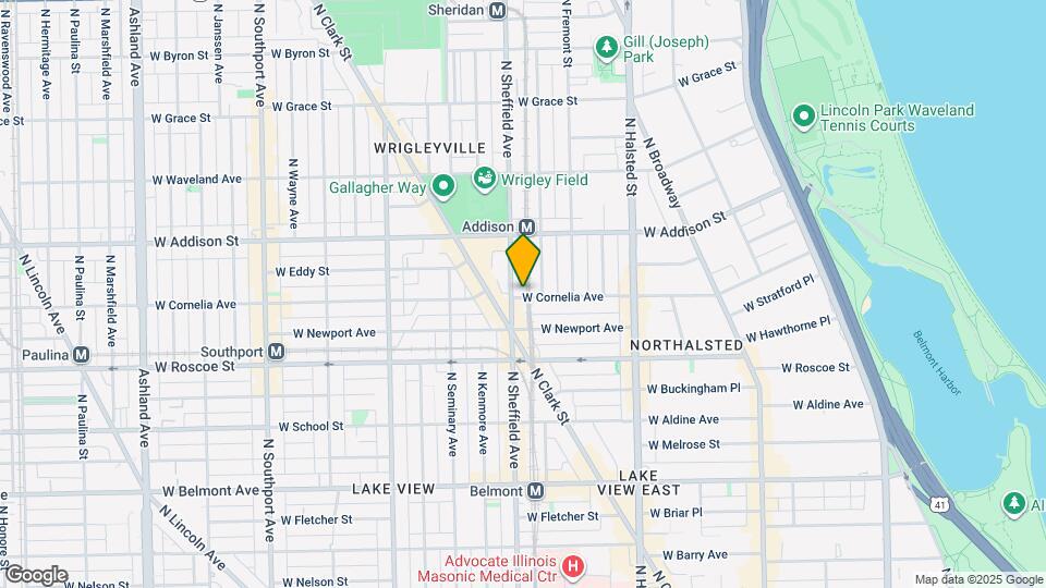 960 W Cornelia Ave Mapa y Detalles de la Ubicación